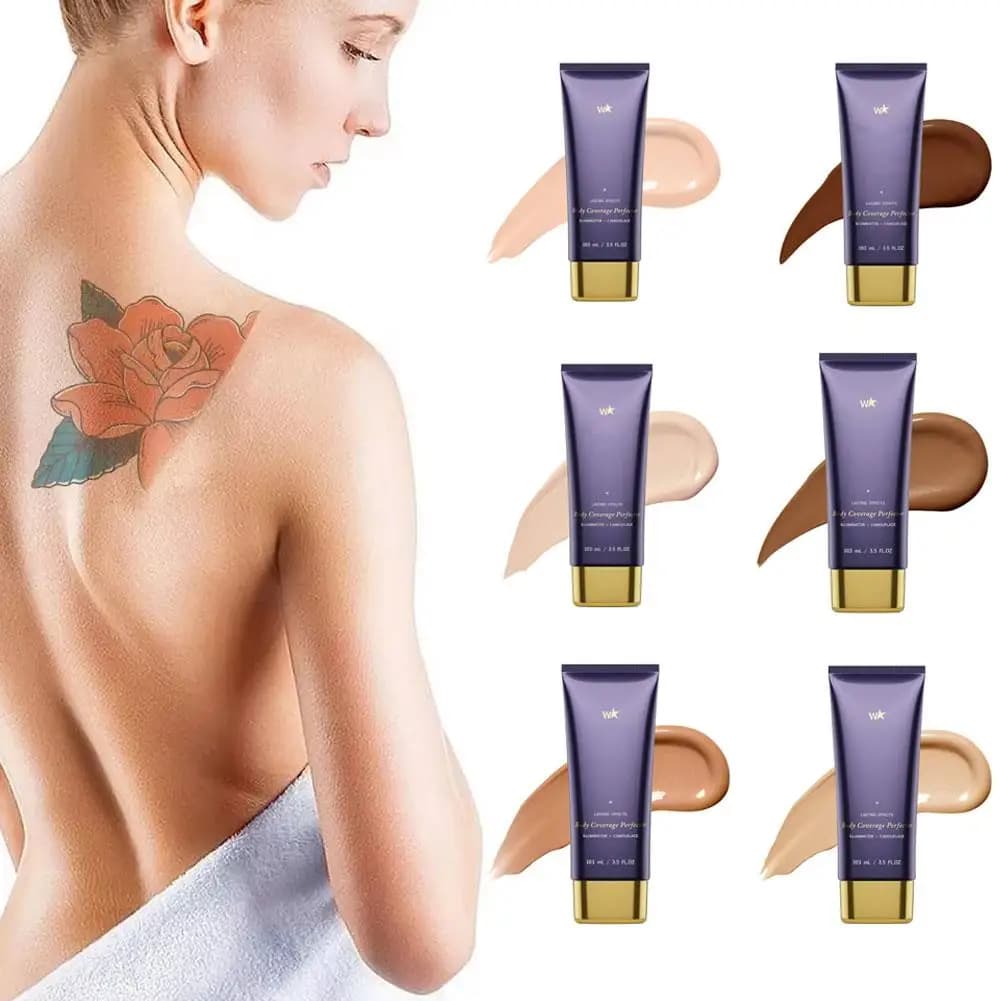 Crema polimerizzante per correttore tatuaggi per il corpo