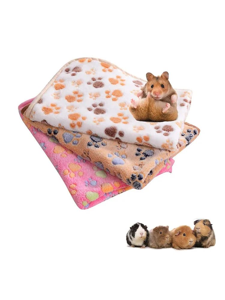 1 pz Criceto Cavia Coperta Piccolo Animale Domestico Articolo Morbido Caldo Letto Tappetino Per Il Sonno Flanella Pile Pad Per Coniglio Riccio Piccolo Animale Zerbino