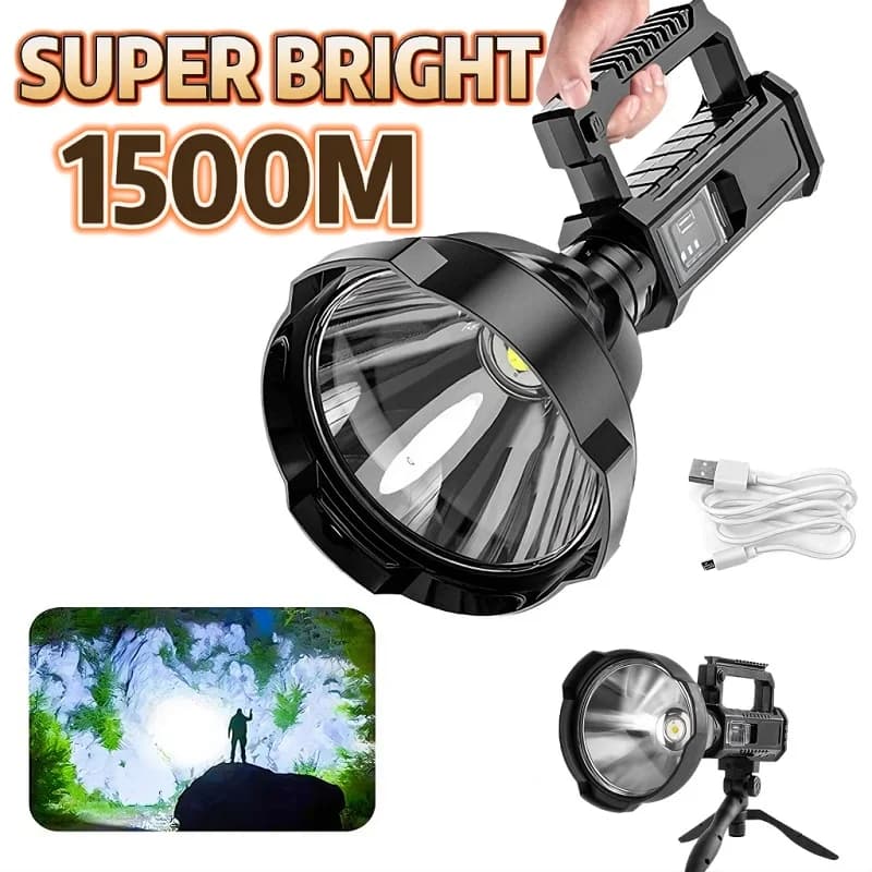 La più recente torcia a Led ad alta potenza ricaricabile da 10000LM proiettore a distanza di illuminazione Ultra-lunga P150 ha condotto potenti torce a lanterna