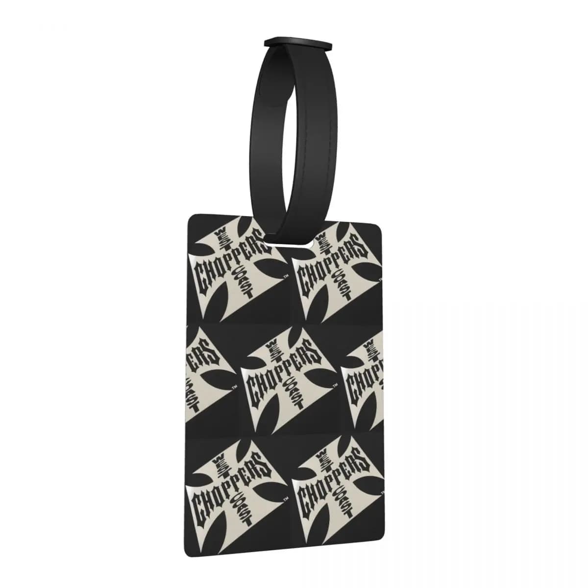 Etichette per bagagli West Coast Iron Cross Choppers, accessori per valigie, etichetta per bagaglio da viaggio, porta etichette per nome e indirizzo