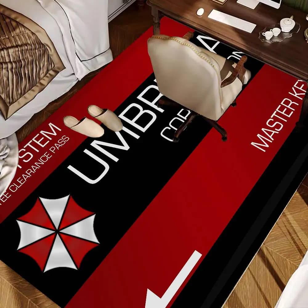 Game R-Resident E-Evil Floor Mat, Nordic Style, For Home, Bathroom, Toilet, Bedroom, Hotel, Decoration