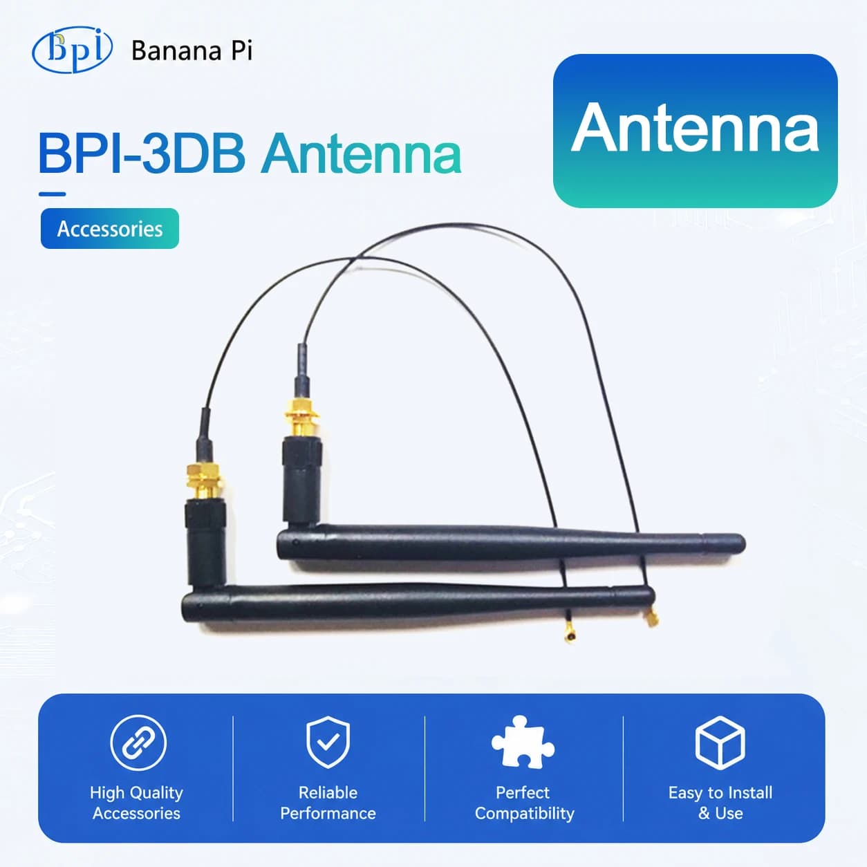 Antenna WiFi Banana Pi 3DB per accessori per schede Banana Pi
