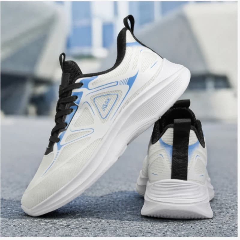 Summer breathable lightweight running shoes, soft soled sports oversized men's shoes