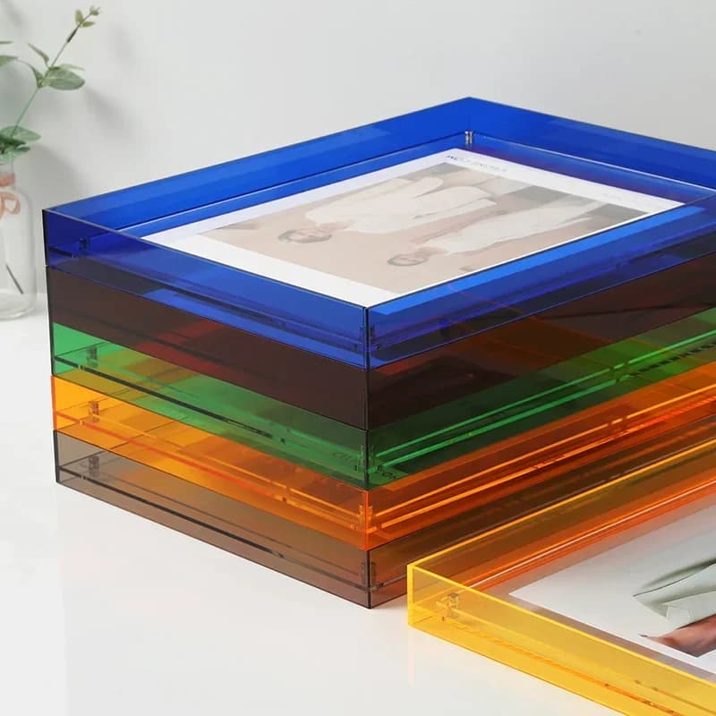 Acrylic DIY Transparent Photo Frame for Wall Posters, Pictures - Gallery Bedroom Living Room Decor Display
