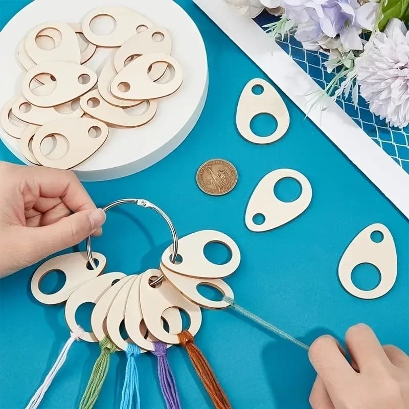 Anti-Tangle Organizing Embroidery Floss Keepers, 7 pcs, Sewing Thread Sorting, Multipurpose, Versatile