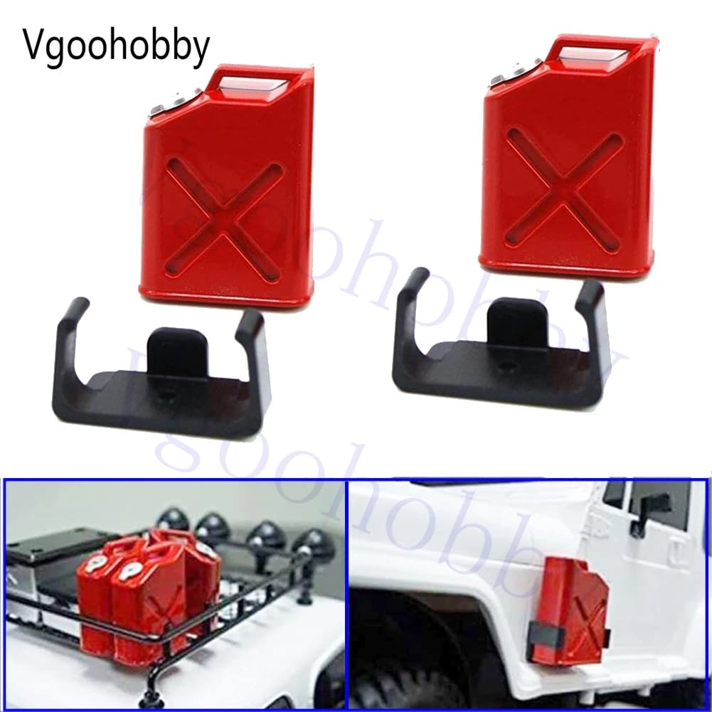 1/10 RC Rock Crawler Simulazione Decorazione Accessorio Mini Serbatoio Carburante in Plastica per HSP Traxxas Axial Wraith 1/10 RC Truck Car