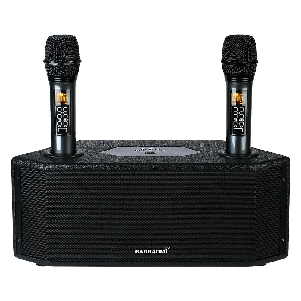 nuovo altoparlante per microfono karaoke esterno G6 batteria incorporata microfono wireless Bluetooth macchina audio all-in-one