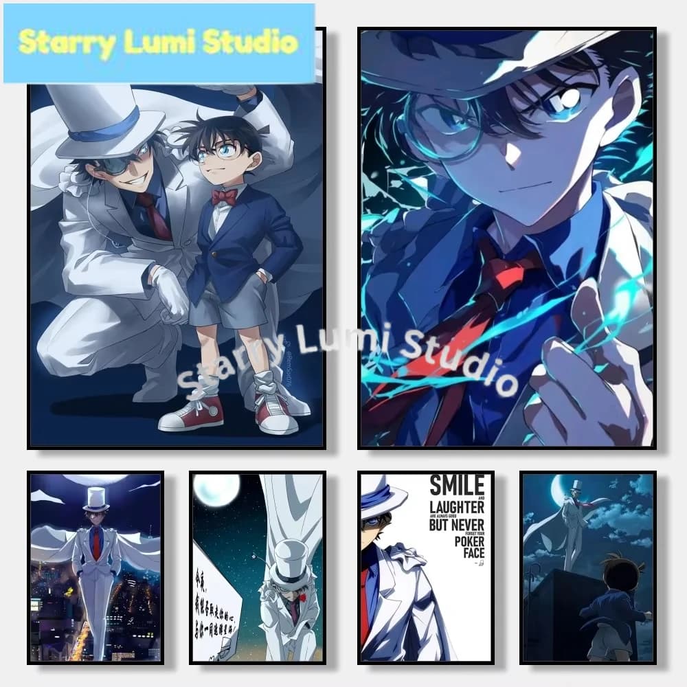 Anime Kaitou Kid Detective Conan Kaito - Detective Conan Pittura Diamantata 5D Ricamo a Punto Croce Artigianato Decorazione Casa Regalo