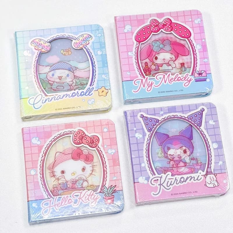 4pc /LOT SANRIO KUROMI MELODY CINNAMOROLL KITTY PAD per appunti carino taccuino portatile agenda agenda cartoleria regalo scolastico