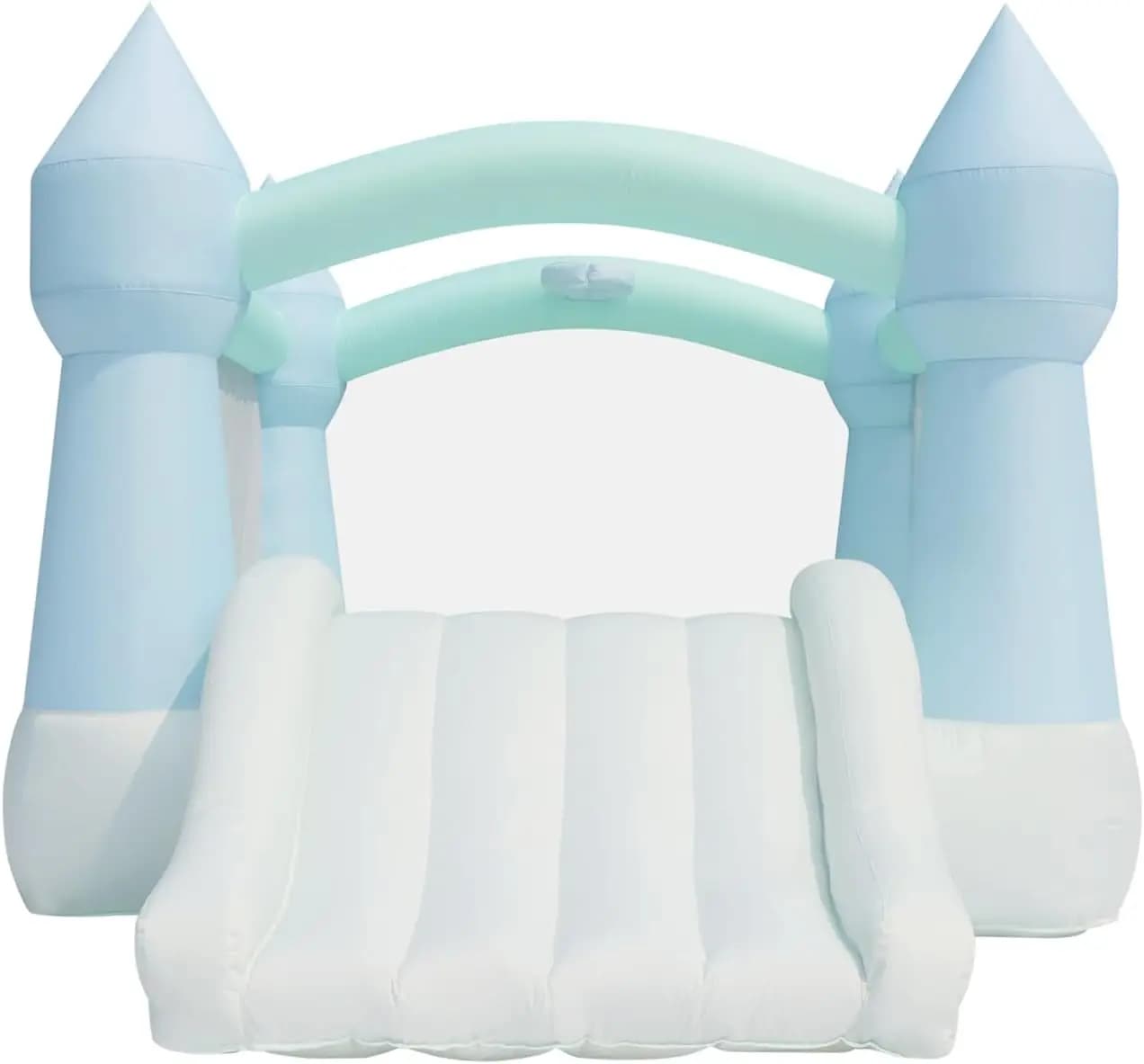 Pastel Bounce House with Slide for Kids, 12 ft L x 9 ft W x 7 ft H, Includes UL Blower, Indoor & Outdoor Bouncer, Stylish Play Castle