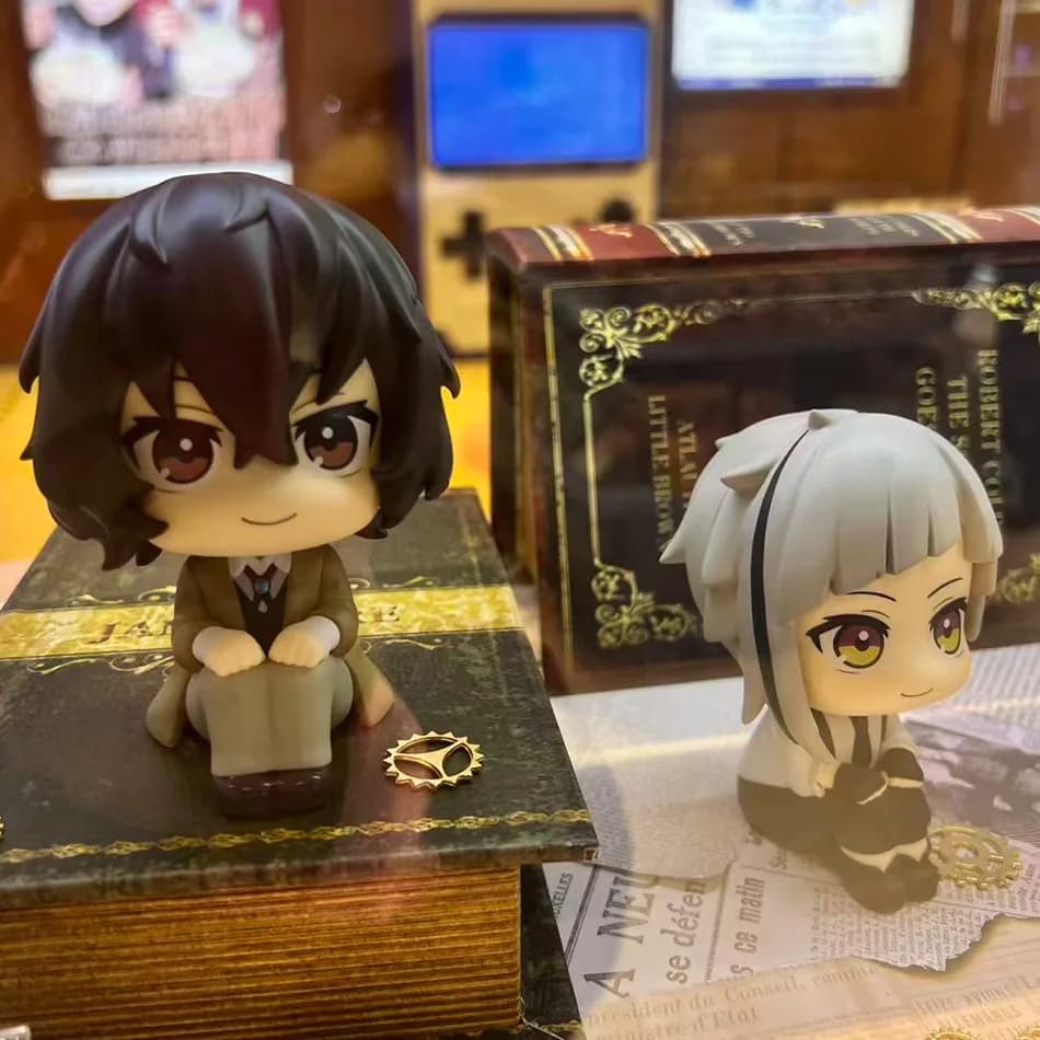 Originale MegaHouse LooK Up Bungou Stray Dogs Dazai Osamu Nakajima Atsushi Action Figure Giocattoli Collezione di modelli in PVC Kwaii Q Doll