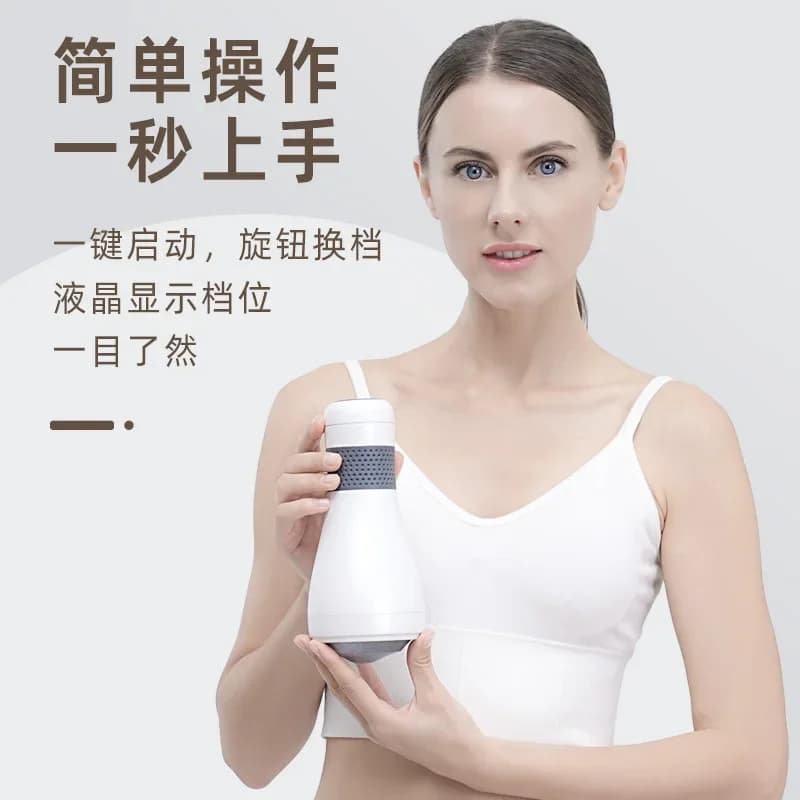Multi Functional Fitness Massager (4 Types of Massage Head Replacement), Slimming Machine, Abdominal Fat Reduction, Fascia Gun