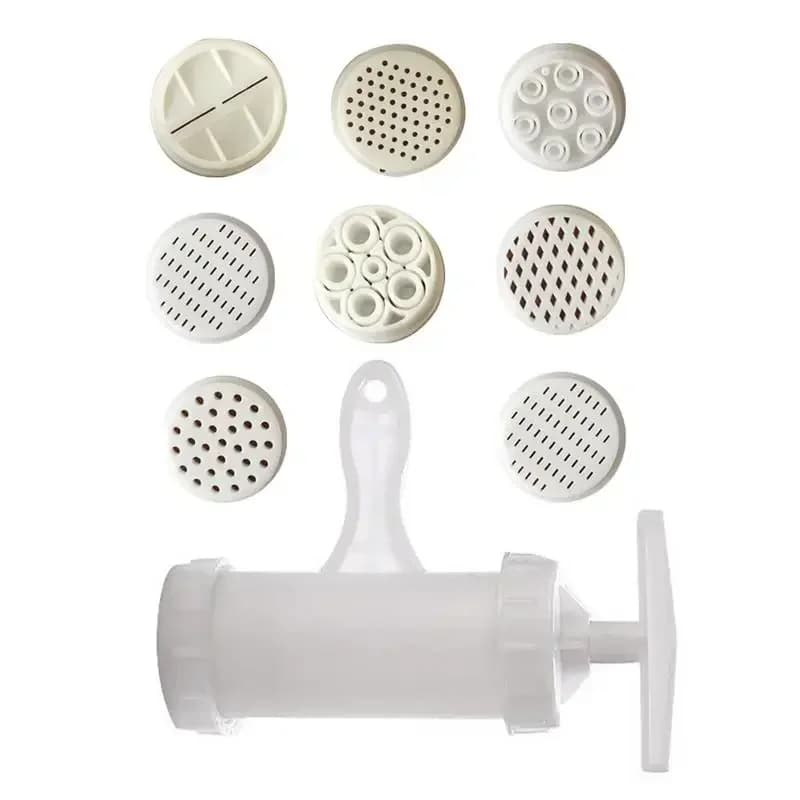 Noodle Pasta Pasta Noodle 7 Household Hand-operated With Plastic E-shaped Machine Maker Pressing Pressing Press Molds Maker