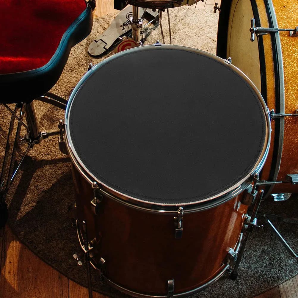 Drum Pad Drumming Mute Practicing Pads Black Drums Practice Drumpad for Drummers