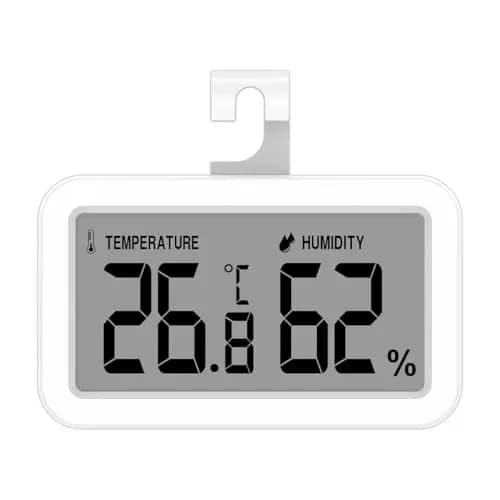 Termometro digitale per frigorifero, igrometro, ampio display LCD, impermeabile, -10 ° C~50 ° C, TM-2TH