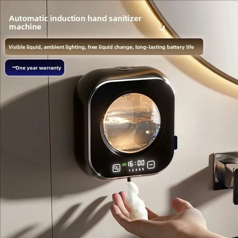 A03F-Dispenser di sapone a parete a induzione automatica Dispenser di sapone in schiuma a induzione intelligente per la macchina per la pulizia dei bambini