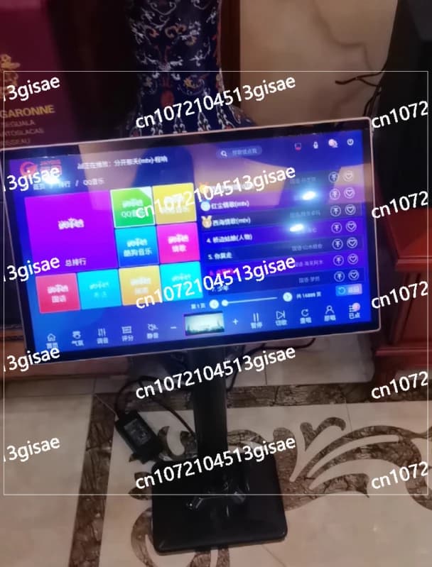 Macchina all-in-one con schermo capacitivo Home KTV, Jukebox karaoke, audio, inglese, multilingue
