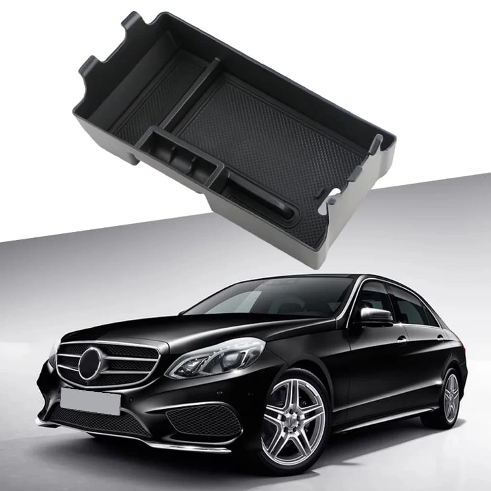 Organizer per Bracciolo con Vano Portaoggetti per Mercedes Benz Classe E W213 2016-2019, Accessori Auto