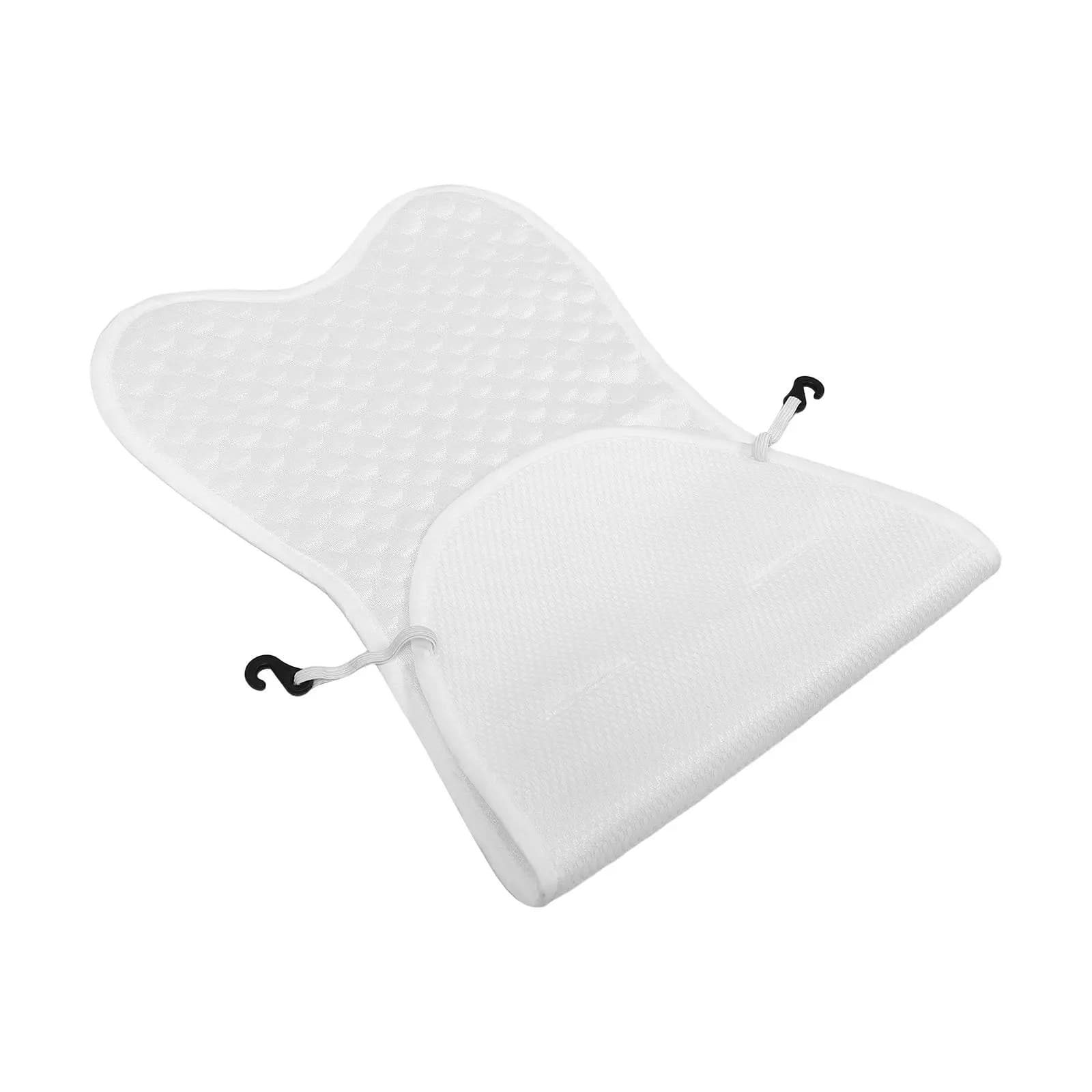 Baby Stroller Cooling Pad Breathable Soft Cooler Liner Detachable Cushion for Stroller Car Seat High Chair Bassinet White