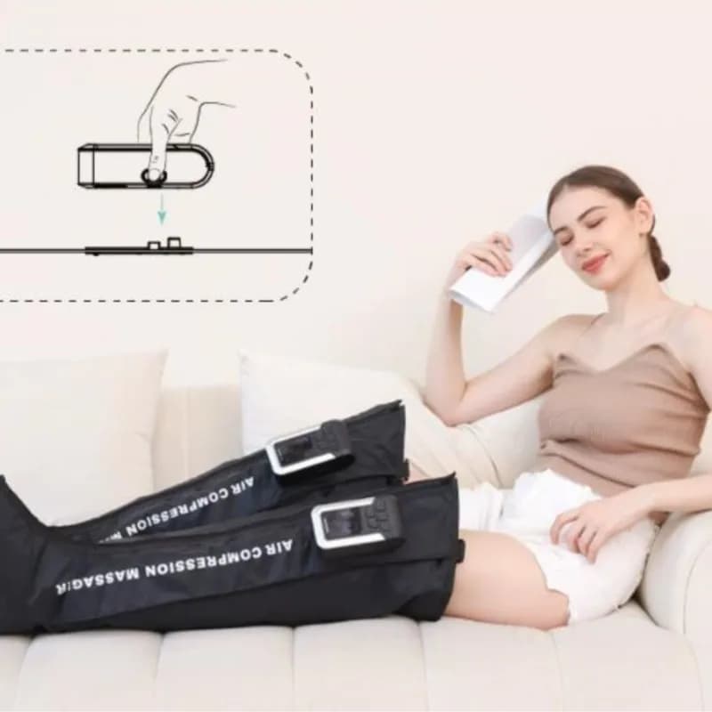 Massaggiatore professionale per gambe a compressione d'aria per migliorare la circolazione Massaggio ai piedi e alle gambe Prezzo unitario delle stivali da massaggio
