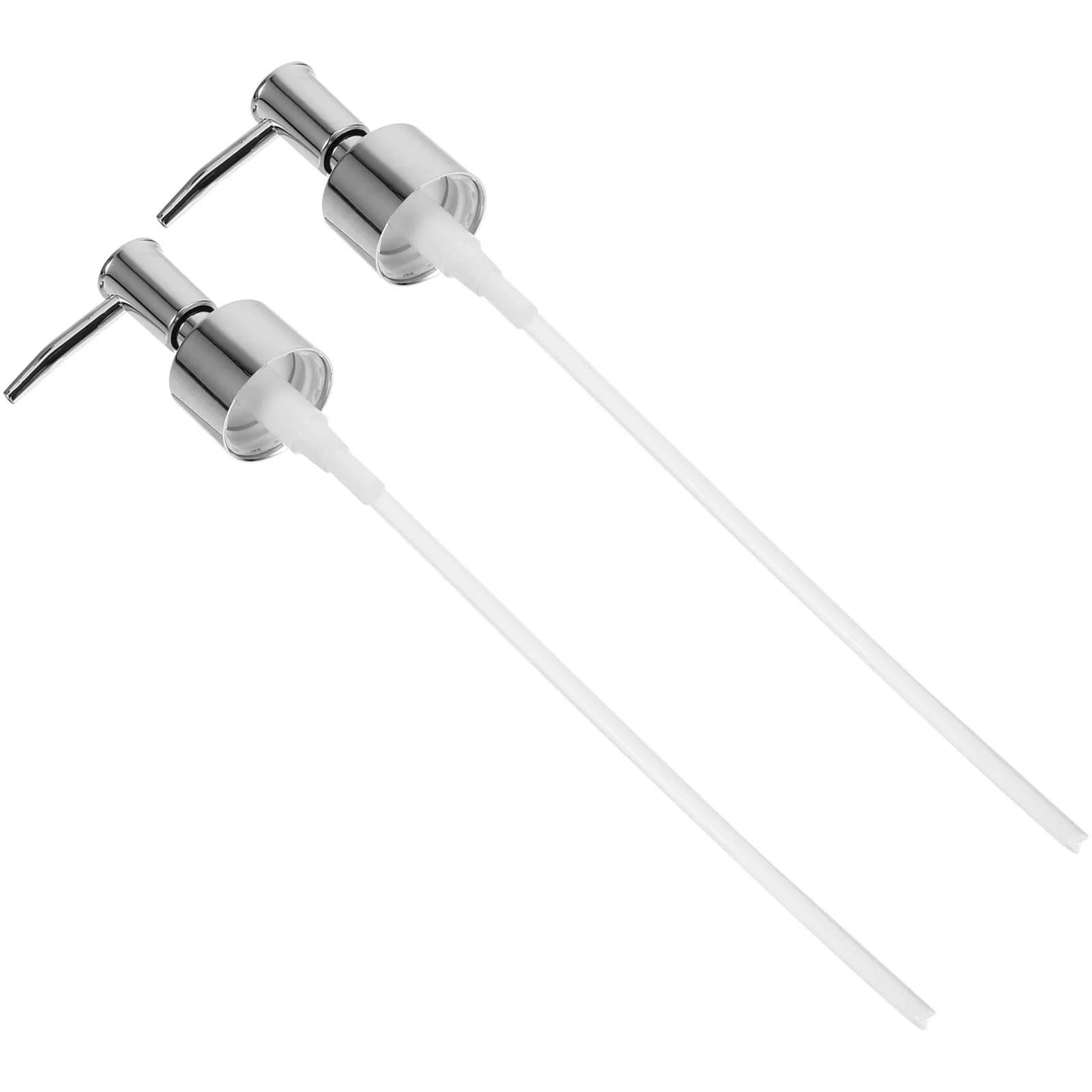 2 Pezzi Dispenser di Sapone a Pompa, Ricambio in Plastica per Bottiglie di Lozione, Sapone Liquido, Shampoo per Cucina, Bagno, Casa