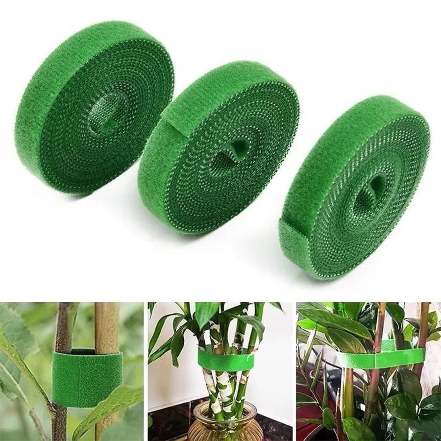 Legature per piante riutilizzabili, adatte per piante rampicanti, cinghie per piante, nastro per piante da giardinaggio, supporto per piante, fascette per cavi da giardino