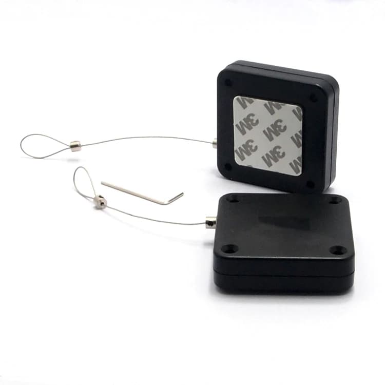 10PCS Super Long Safety Telescopic Square 1M/2M/3M/4M Safe Pulling Recoiler Wire Box Product Safe Wire Rope Metal Chain Lock
