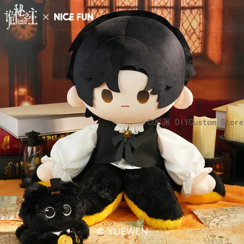Peluche Lord of Mysteries Klein Moretti 40cm, Modello in Posizione Seduta, Costume Cosplay, Ornamento Anime, Cuscino, Regalo di Halloween