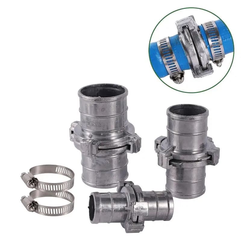 Fire Hose Connector Easy Operation Fast Docking Snap Coupling Hose Clamp for Farm Garden Irrigation Tasks