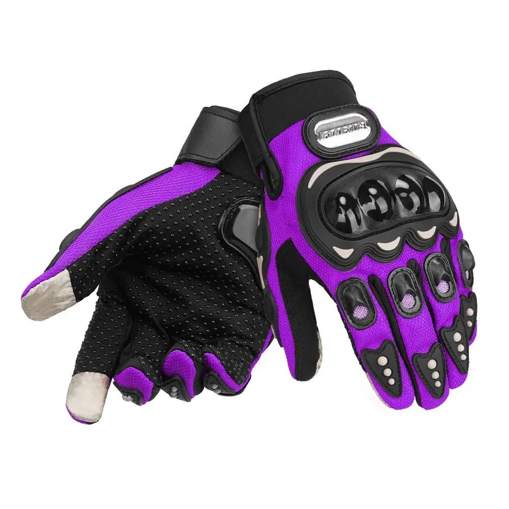 Guanti da Moto Estivi Traspiranti con Touch Screen per Uomo e Donna, Guanti MTB per Bici, Guanti da Ciclismo e Motociclismo per Esterni M-2XL