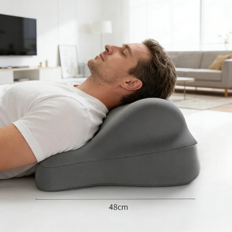 Cuscino Multi-Posizione, Schienale Semi-Reclinabile Ispessito con Supporto Ergonomico per Fianchi e Lombare, Adatto per Divano
