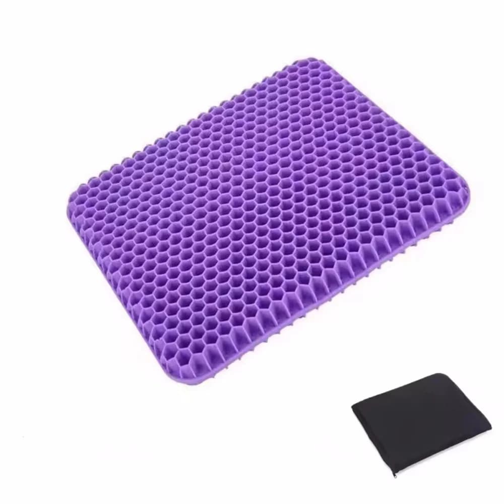 Cuscino del sedile in gel Design estivo traspirante a nido d'ape per alleviare la pressione Dolore al coccige posteriore per auto per sedie a rotelle per ufficio domestico