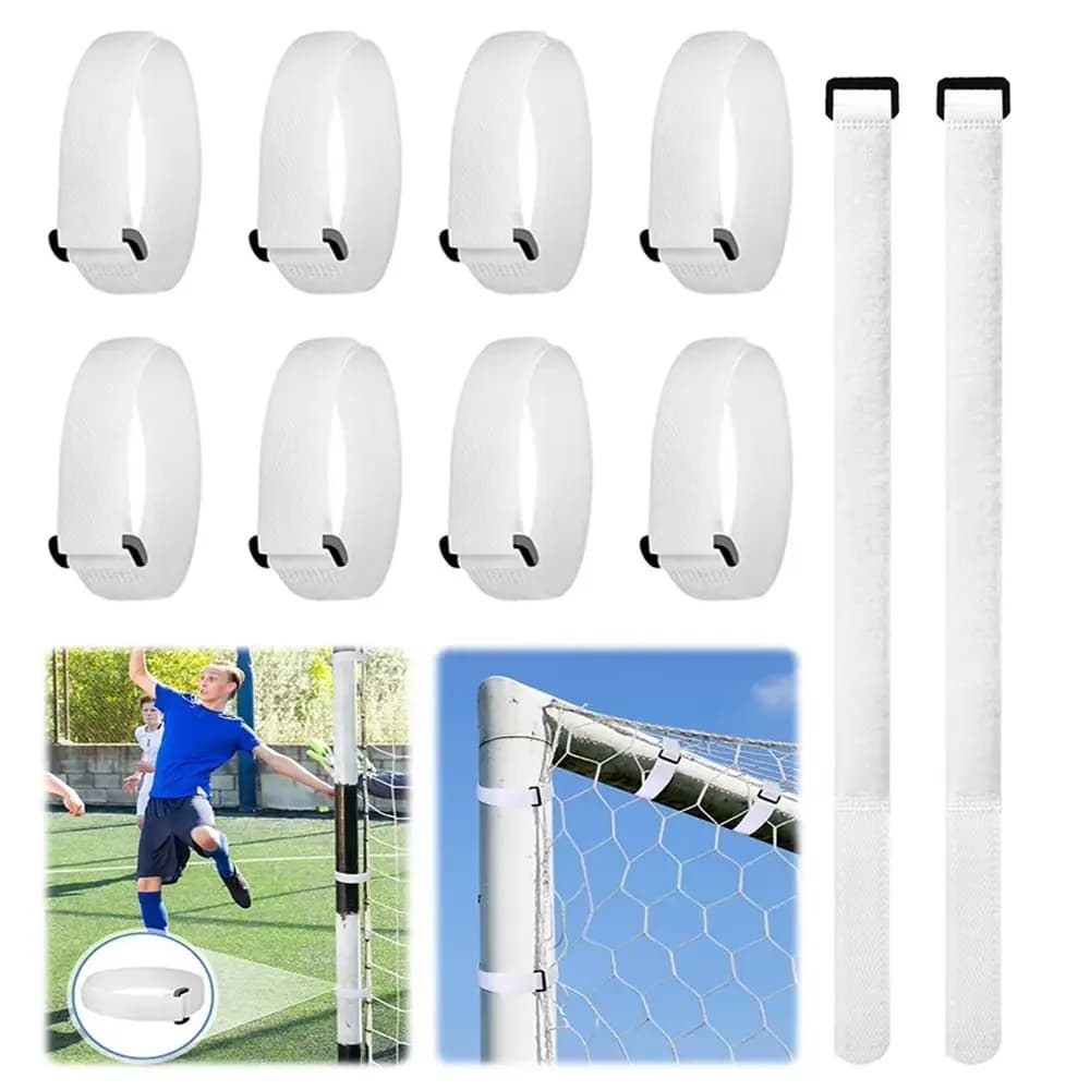 10Pcs Hook and Loop Fastening Cable Ties Self Adhesive Flexible Christmas Wreath Bundle Fastener Lightweight Reusable