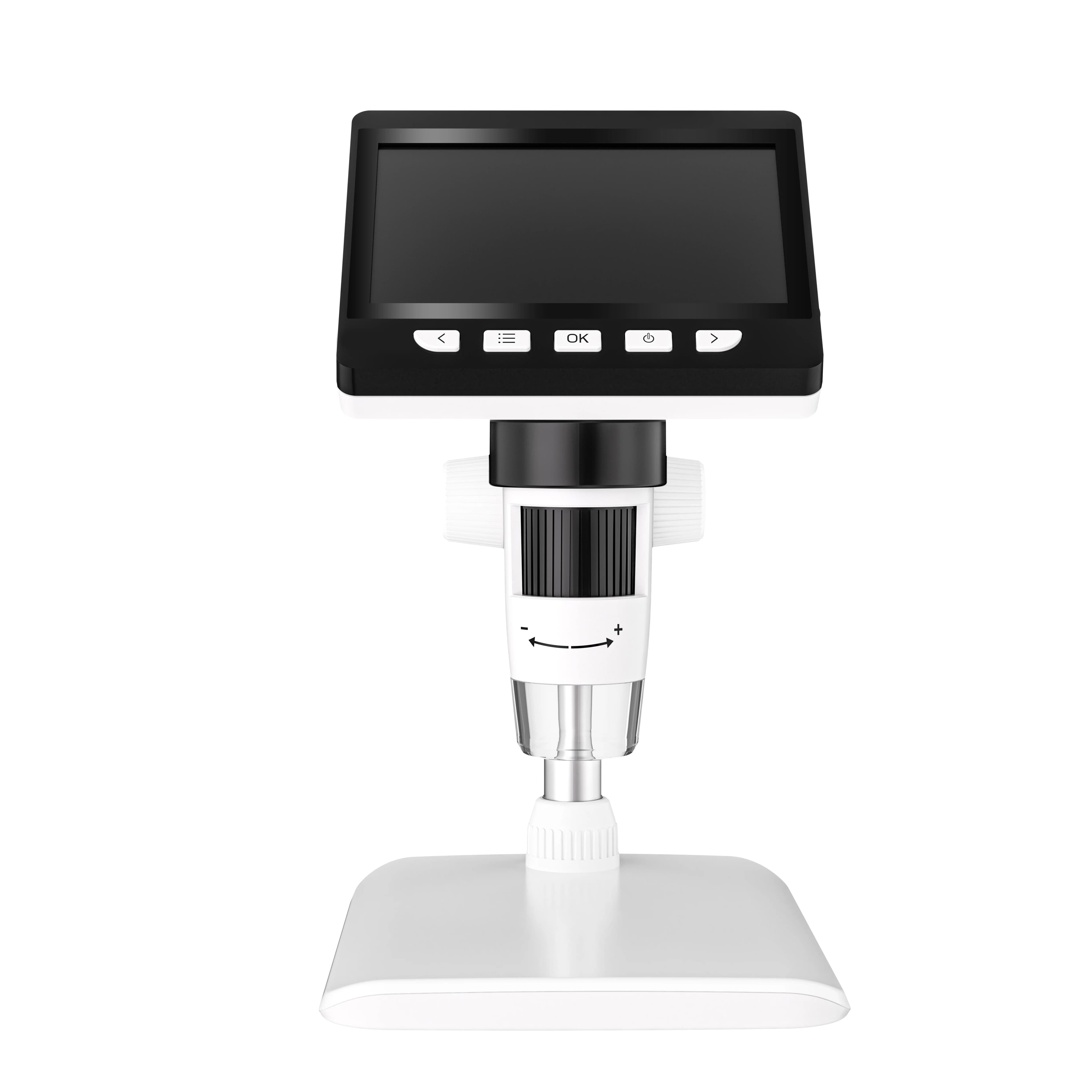 Fotocamera per microscopio portatile digitale con ingrandimento 1000X LCD da 4,3 pollici per riparazione di gioielli per saldatura biologica