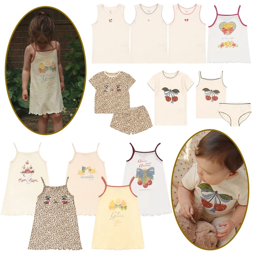 Set Abbigliamento Bambina Estate 2026: Vestito Floreale con Bretelle, Gilet, Top Carino, T-shirt, Pantaloncini e Vestito con Paillettes per Bambine e Neonate - Abbigliamento Casual per la Casa