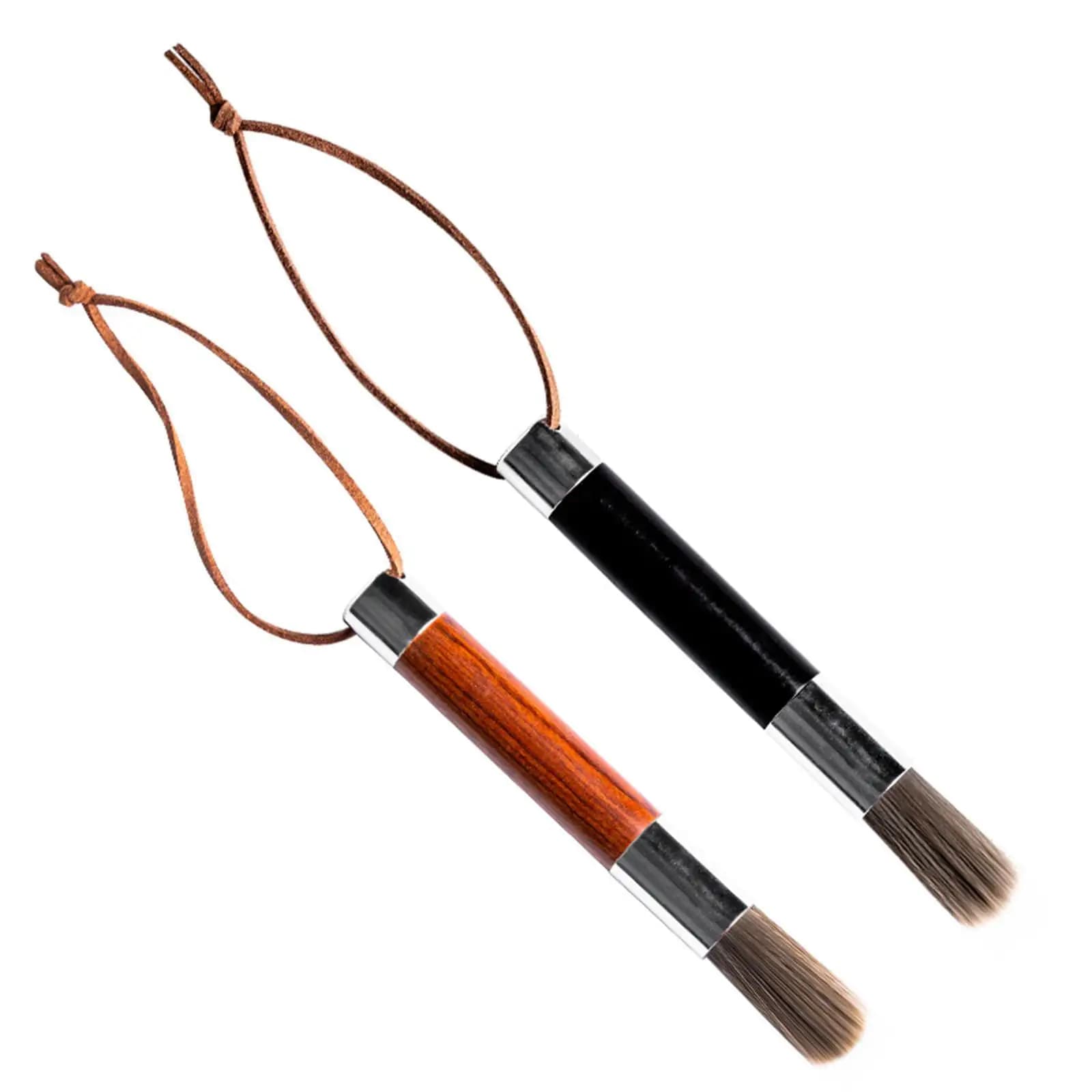 Coffee Machine Cleaning Brush Multipurpose with Wood Handle Professional Coffee Brush for Grain Coffee Machine Bean Home Kitchen