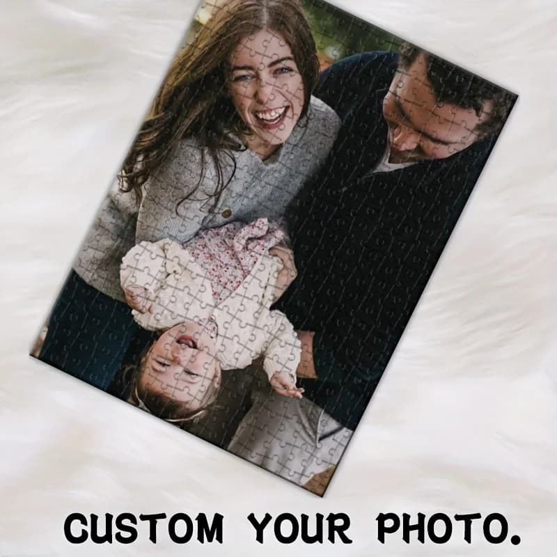 Puzzle personalizzato con foto personalizzata. Personalizza il tempo trascorso con i bambini. Giocattoli. Puzzle personalizzati. Regali fatti a mano.