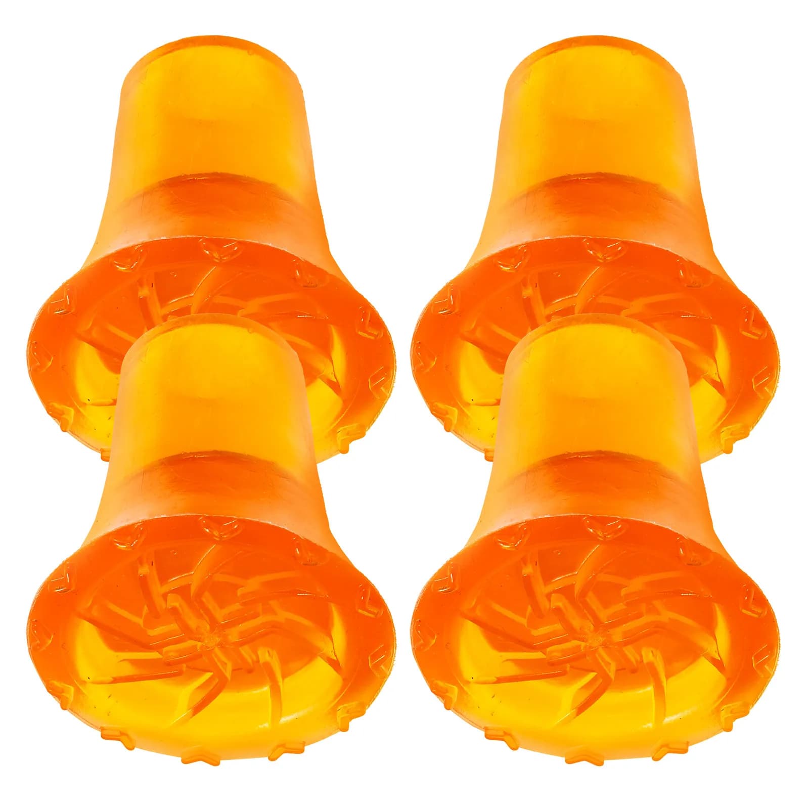4 Pezzi Copripunta per Bastone da Passeggio, Ricambio Antiscivolo in Plastica Resistente per Bastoni da Trekking ed Escursionismo