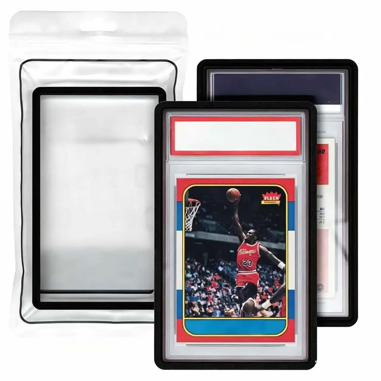 Silicone Bumper Case Guard Protector Display Sleeves Skin For PSA 35PT Graded Card Slab Sports Trading Game Cards Storage Holder