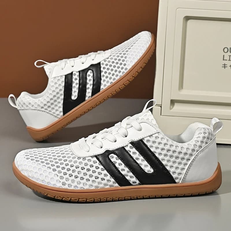 Sneakers casual traspiranti da uomo estive, scarpe da passeggio comode e antiscivolo, calzature sportive leggere, scarpe da corsa