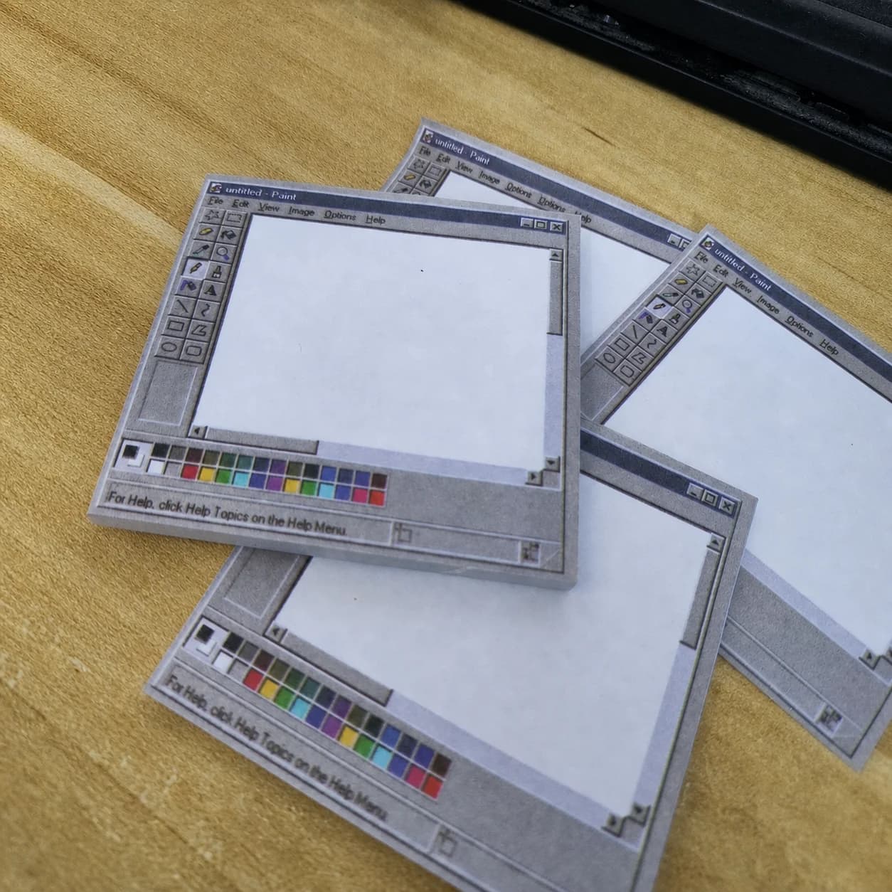 Vintage Computer Window Notes Compact Computer Window Sticky Notes Note Taking Sticky Notes Smooth Paper Memo Pad For Office