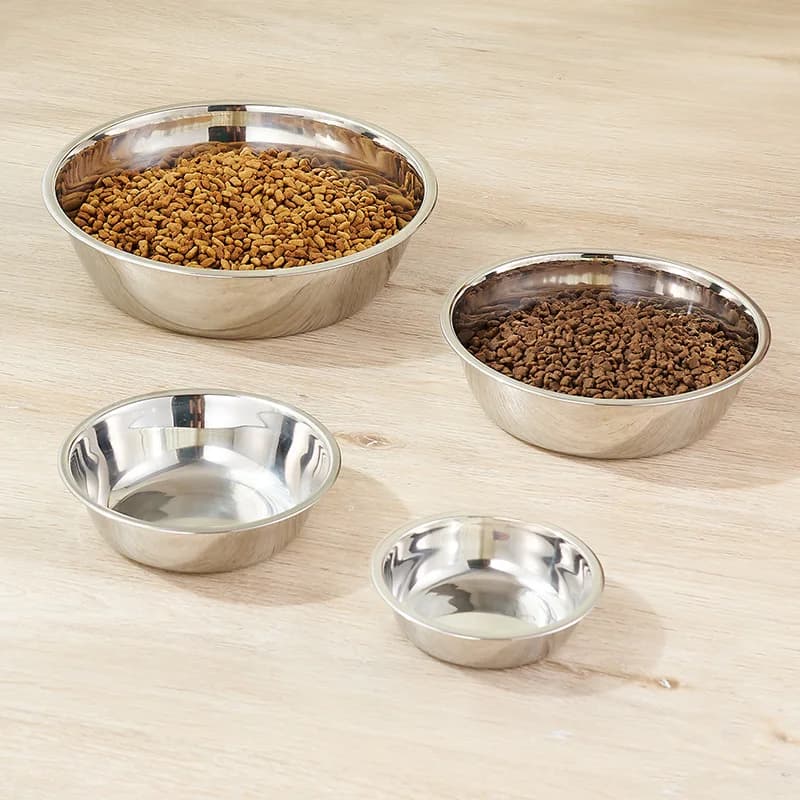 Ciotola in Acciaio Inox per Cani e Gatti, per Cibo e Acqua, per Cani di Piccola, Media e Grande Taglia GWSWS01