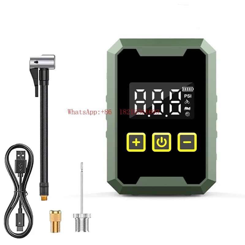 Mini Pompa Elettrica Gonfiabile Portatile per Bicicletta da Montagna e Ciclismo all'Aperto, Pompa Elettrica Intelligente