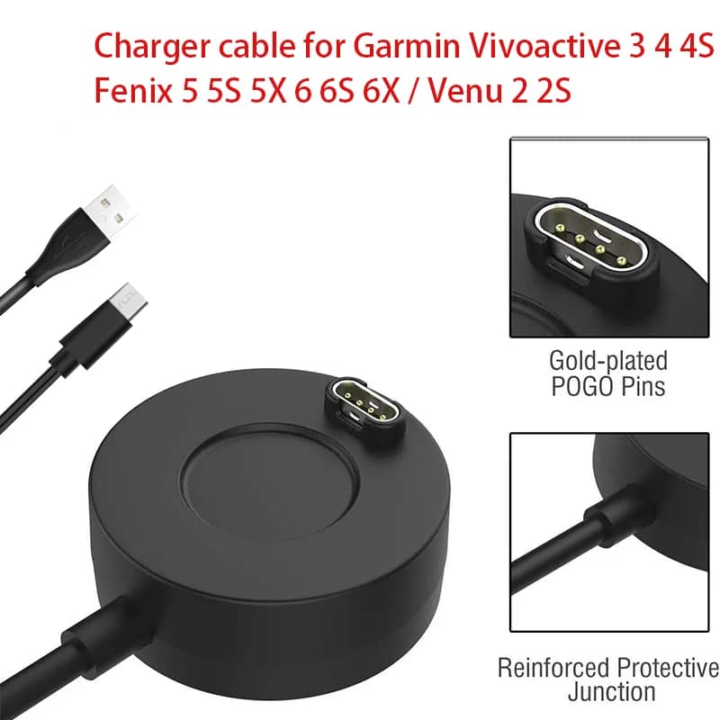 Per Garmin Forerunner 965 955 945 935 745 265 255 245 55 45 Caricatore USB Smartwatch Cavo Dock di Ricarica Caricatore di Ricambio