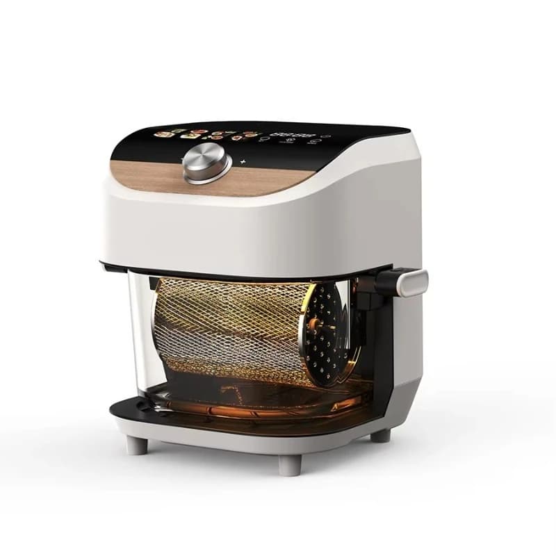 Forno elettrico intelligente Friggitrice ad aria portatile Friggitrice in vetro Smart Touch Integrazione multifunzionale