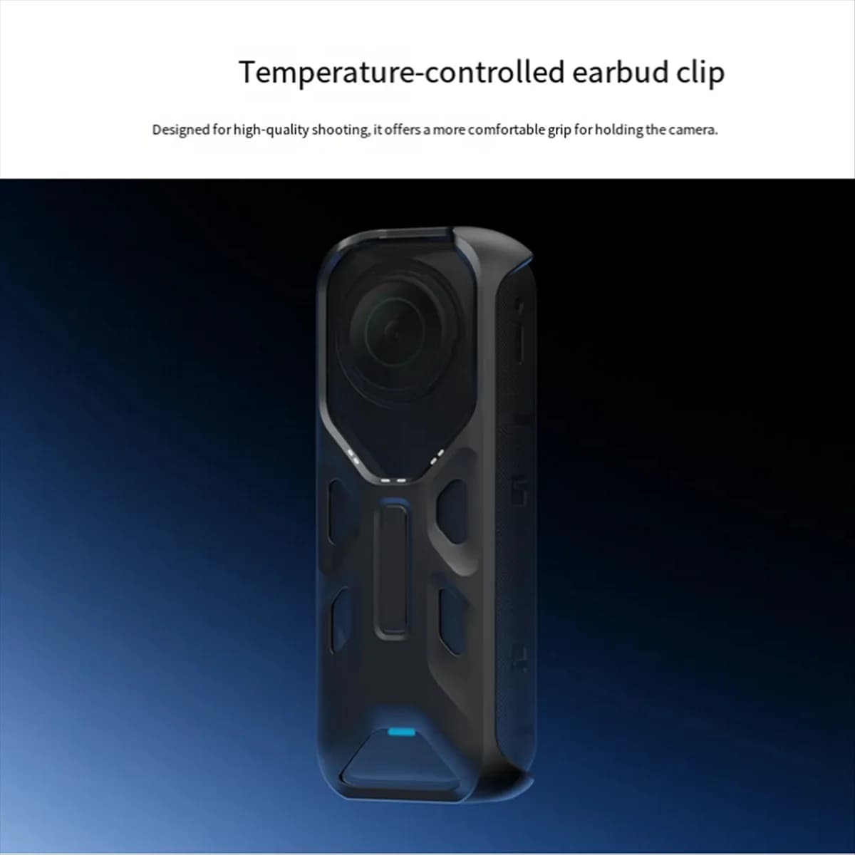 Rear clip for ABAN temperature control for action camera X5 Efficient heat reduction Improved performance