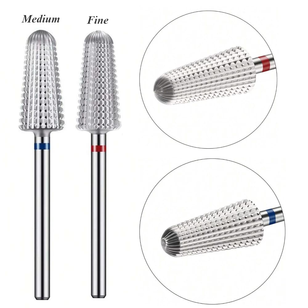 1 tip for nail cutter Tornado, 3/32' multifunction tips, suitable for manicure, pedicure, skin gel polishing, salon tips