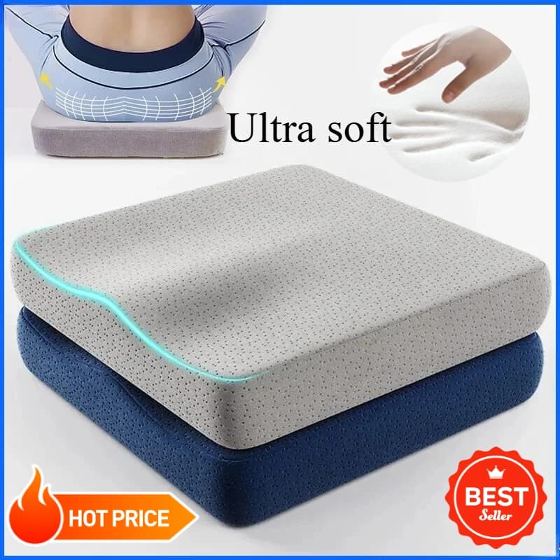 1pc cuscino ergonomico per ufficio in memory foam cuscino anti emorroidi cuscino per sedia cuscino per coccige cuscino per seggiolino da ufficio per auto