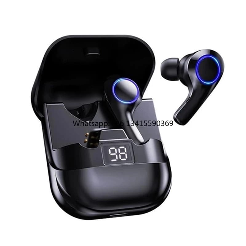 PT08 2021 Wireless Headphone BT 5.0 Auricular TWS Auxiliary Wireless Headphones with Microphone F9 Tws