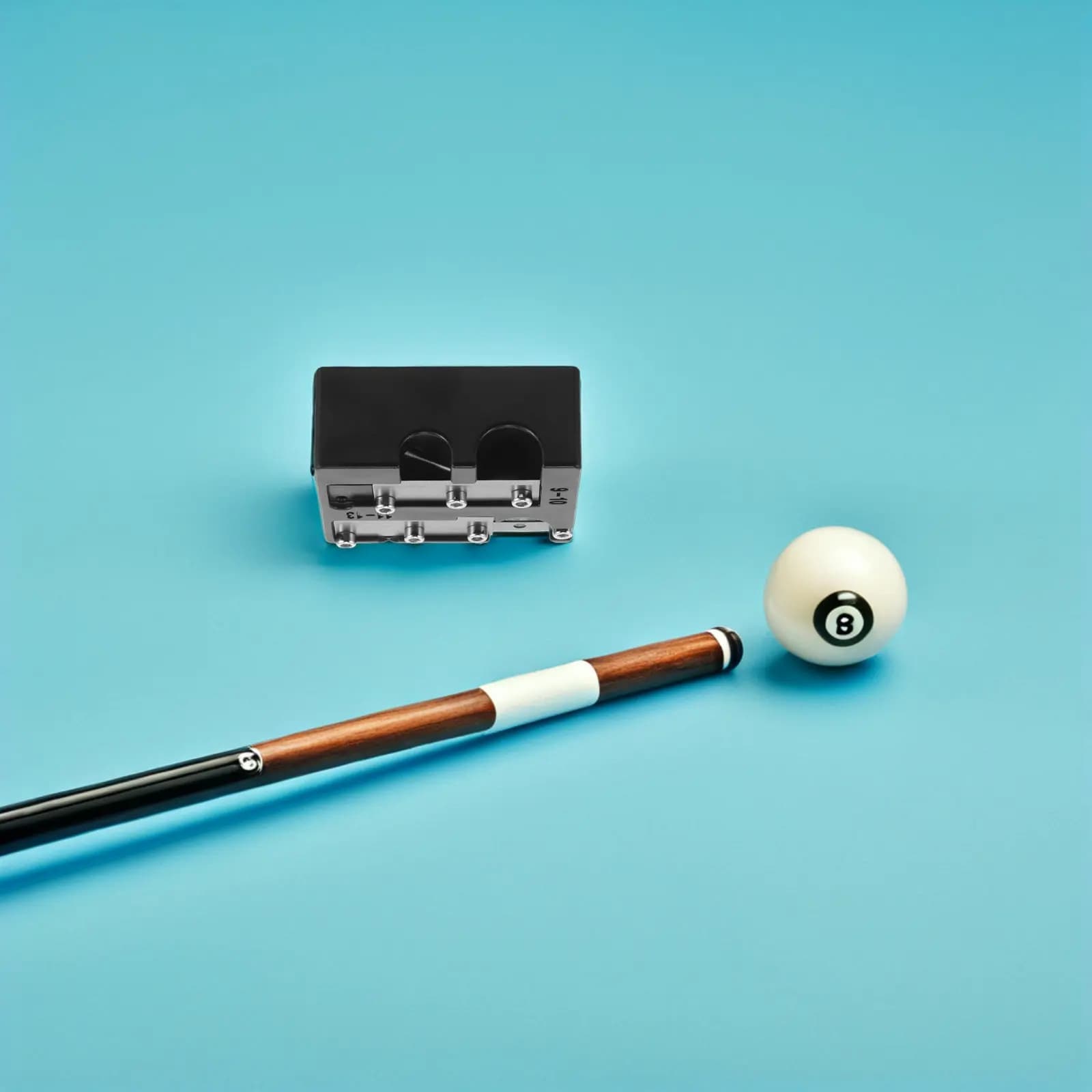 Kit di Riparazione per Punte di Stecche da Biliardo 12 in 1, Attrezzo Portatile per Modellare le Punte, Kit di Sostituzione e Manutenzione, Strumenti per l'Installazione di Biliardo
